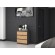 Topeshop M3 ANTRACYT/ARTISAN chest of drawers фото 2