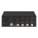 Manhattan HDMI KVM Switch 4-Port, 4K@30Hz, USB-A/3.5mm Audio/Mic Connections, Cables included, Audio Support, Control 4x computers from one pc/mouse/screen, USB Powered, Black, Three Year Warranty, Boxed paveikslėlis 5
