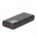 Powerbank RIVACASE 20000 mAh USB-C 20W + LCD black (1x I/O USB-C PD 18W / PD 20W, 2x USB-A QC 3.0 18W, LCD, black) фото 7