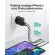 AUEKY Swift Series PA-F3S Wall charger 1x USB 1x USB-C Power Delivery 3.0 32W Black image 2
