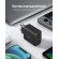 AUEKY Swift Series PA-F3S Wall charger 1x USB 1x USB-C Power Delivery 3.0 32W Black paveikslėlis 5