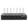 Manhattan Charging Station, 6x USB-A Ports, Outputs: 6x 2.4A, Smart IC, LED Indicator Lights, Black, Three Year Warranty, Box image 3