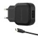 Qoltec 50195 Charger 12W | 5V | 2.4A | USB + Micro USB cable image 1