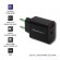 Qoltec 51713 Charger | 18W | 5-12V | 1.5-3A | USB type C PD | USB QC 3.0 | Black image 3