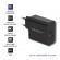 Qoltec 51716 Charger | 63W | 5-20V | 1.5-3A | USB type C PD | USB QC 3.0 | Black paveikslėlis 5