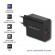 Qoltec 51716 Charger | 63W | 5-20V | 1.5-3A | USB type C PD | USB QC 3.0 | Black фото 5