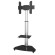 Techly Floor Stand with Shelf Trolley TV LCD/LED/Plasma 37-70" Silver image 8