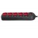 Maclean MCE204 power extension 1.5 m 5 AC outlet(s) Indoor Black, Red image 3