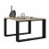 MODERN MINI table 67x67x40 cm Sonoma oak/Black image 2
