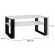 Topeshop MODERN 1P WHITE BLACK coffee/side/end table Coffee table Rectangular shape 2 leg(s) image 3