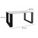 Topeshop MODERN BIEL CZ coffee/side/end table Coffee table Rectangular shape 2 leg(s) paveikslėlis 5