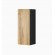Cama cabinet VIGO "90" full 90/35/32 black/wotan oak paveikslėlis 1