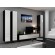 Cama Full cabinet VIGO '180' 180/40/30 white/black gloss paveikslėlis 1