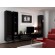 Cama Living room cabinet set VIGO 2 black/black gloss image 1