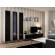 Cama Living room cabinet set VIGO 2 white/black gloss image 2