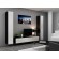 Cama Living room cabinet set VIGO 4 black/white gloss image 1