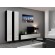 Cama Living room cabinet set VIGO 4 black/white gloss image 2