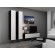 Cama Living room cabinet set VIGO 9 black/white gloss фото 1