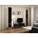 Cama Living room cabinet set VIGO 9 white/black gloss фото 2