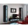 Cama Living room cabinet set VIGO NEW 12 black/black gloss paveikslėlis 1