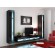 Cama Shelf unit VIGO NEW 180/40/30 black/black gloss image 2