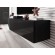 Cama TV stand VIGO SLANT 180cm (2x90) black/black gloss image 3