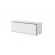 Cama full storage cabinet ROCO RO1 112/37/39 white/black/white paveikslėlis 1