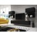 Cama living room furniture set ROCO 3 (2xRO3+2xRO4+2xRO1) black/black/black paveikslėlis 1