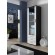 Cama display cabinet SOHO S1 black/white gloss image 1