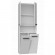 Topeshop NEL 2K DK BIEL bathroom storage cabinet White paveikslėlis 1