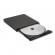 Qoltec 51858 External DVD-RW recorder |USB 2.0|Black paveikslėlis 5