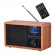 Adler AD 1184 radio Portable Digital Black, Wood image 7