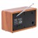 Adler AD 1184 radio Portable Digital Black, Wood image 10