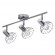 Activejet GIZEL triple ceiling wall light strip chrome E14 wall lamp for living room image 2