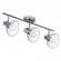 Activejet GIZEL triple ceiling wall light strip chrome E14 wall lamp for living room image 3
