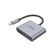 UNITEK D1049A notebook dock/port replicator USB 2.0 Type-C Silver paveikslėlis 1
