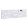 Activejet K-3066SW USB Wired Keyboard, White image 2