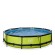 EXIT Lime pool ø360x76cm with filter pump - green Framed pool Round 6125 L image 1