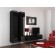 Cama Full cabinet VIGO '180' 180/40/30 black/black gloss paveikslėlis 2