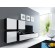Cama Square cabinet VIGO 50/50/30 black/white gloss paveikslėlis 2