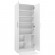 Filing cabinet OLIV 2D 74x35x180 cm, white paveikslėlis 2