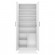 Filing cabinet OLIV 2D 74x35x180 cm, white фото 5