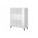 Shelving ABETO 100.5 x 40 x 121.5 cm white/gloss white paveikslėlis 1