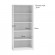 Topeshop R80 SONOMA office bookcase фото 1