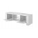 Cama TV stand WEST 42/130/42 white/white gloss image 2