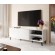 RTV cabinet ABETO 150x42x52 white/white glossy фото 4