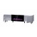 RTV cabinet PAFOS EF with electric fireplace 180x42x49 cm white matt image 2