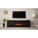 RTV GRANERO + fireplace cabinet 200x56.7x35 black/black gloss image 3