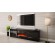 RTV GRANERO + fireplace cabinet 200x56.7x35 black/black gloss image 4