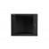 Lanberg wall-mounted installation rack cabinet 19'' 9U 600x600mm black (glass door) image 2